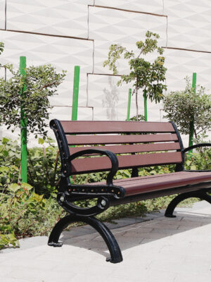 Outdoor bench 1.2 chocolate