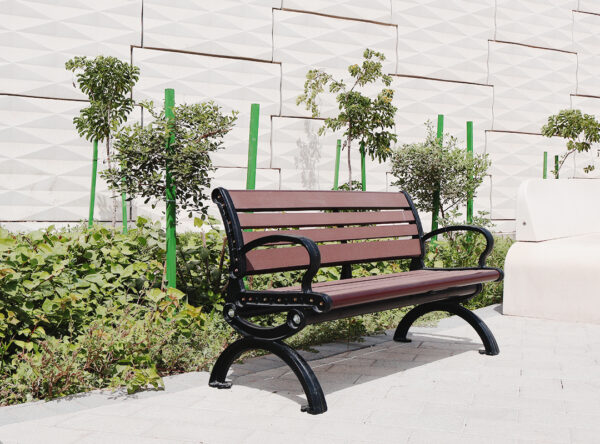 Outdoor bench 1.2 chocolate