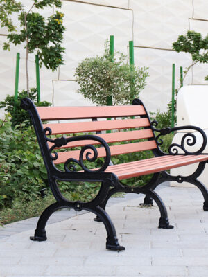 Outdoor bench 1.2 orange