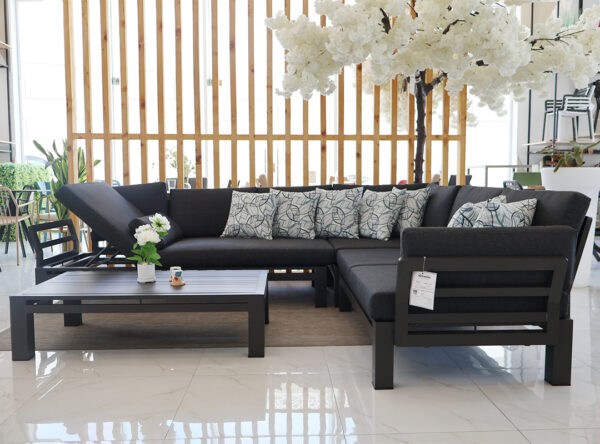 Alu L-shape sofa