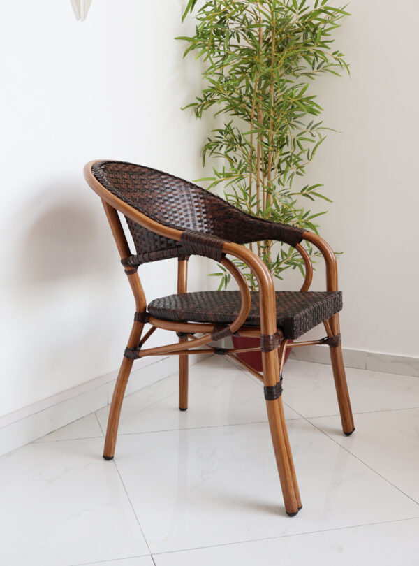 Classic Bistro Rattan Armchair