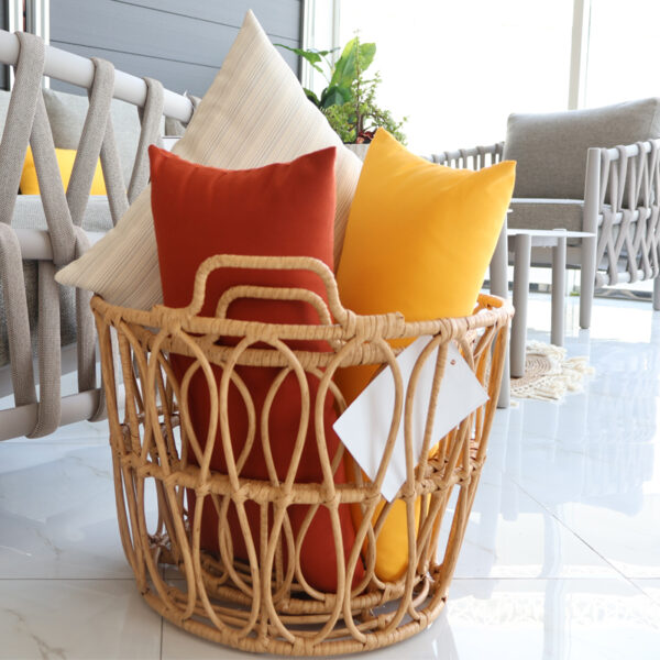 Steel Rattan Carrying Basket